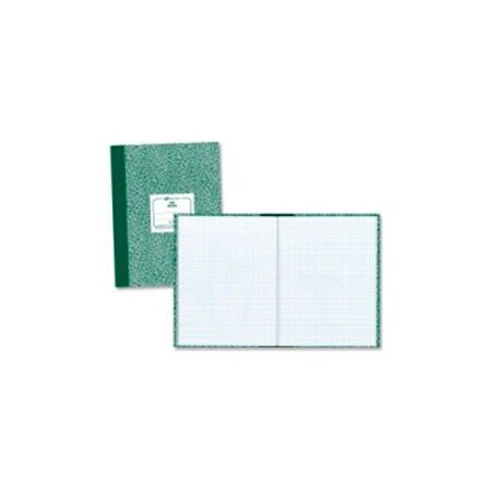 Rediform Rediform Lab Book, 5"x5" Quad, 60 Sheets, 10-1/8"x7-7/8", Green Marble Cover 53108